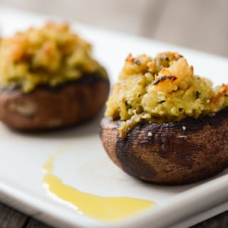 Shrimp Stuffed Portobello Mushrooms