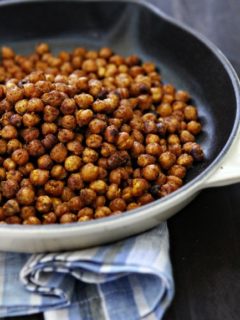 chili lime roasted chickpea snack