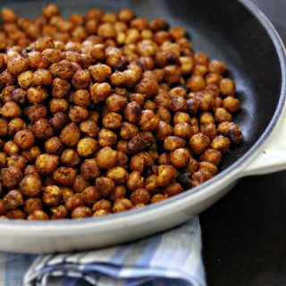 chili lime roasted chickpea snack