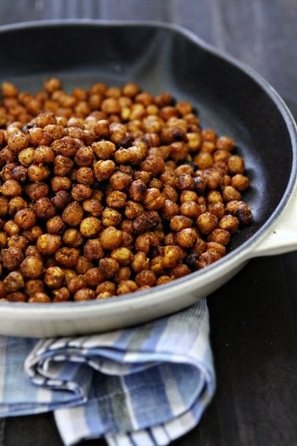 chili lime roasted chickpea snack