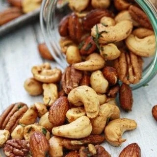 Sweet and Spicy Rosemary Bar Nuts