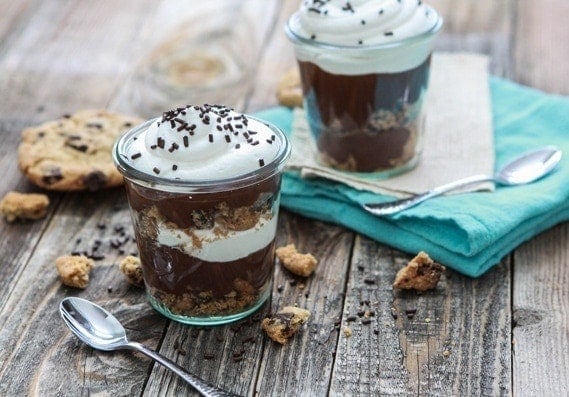 chocolate chip cookie pudding parfait recipe