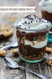 chocolate chip cookie pudding parfait recipe - @goodlifeeats