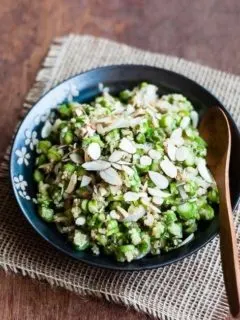Spring Asparagus Quinoa Salad with Tarragon Vinaigrette
