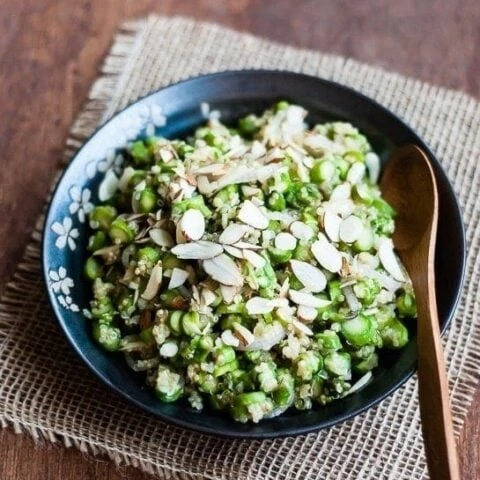 Spring Asparagus Quinoa Salad with Tarragon Vinaigrette