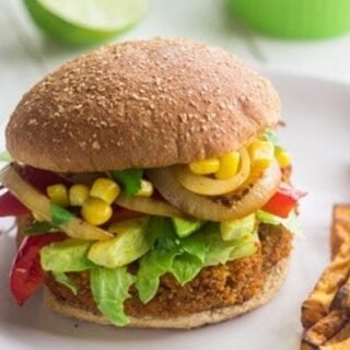 Southwestern Sweet Potato Burger