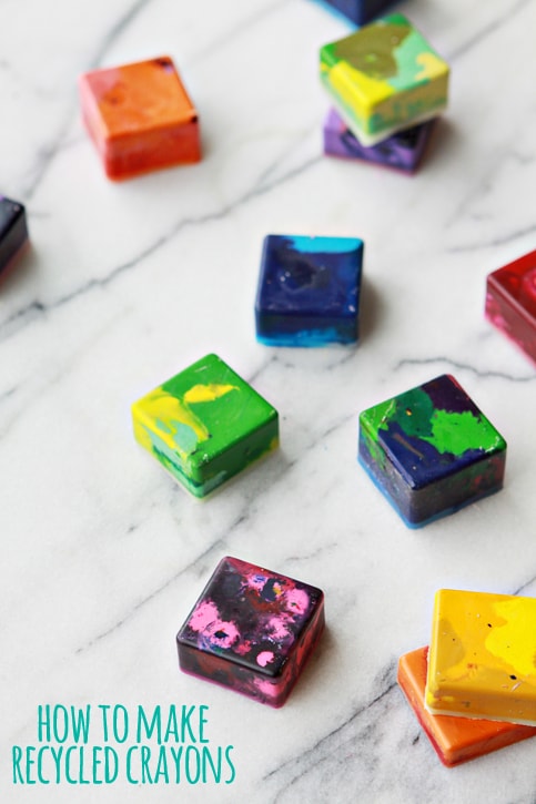 DIY Recycled Crayons - The Nourishing Gourmet