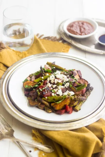 Grilled Mediterranean Veggie Salad - GoodLife Eats