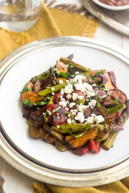 Grilled Mediterranean Veggie Salad - GoodLife Eats