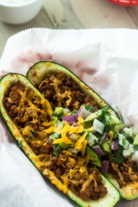 Tex Mex Stuffed Zucchini - GoodLife Eats