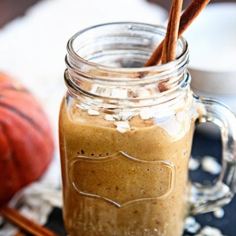 Pumpkin Oatmeal Breakfast Smoothie