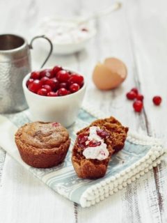 Cranberry Gingerbread Muffin Recipe