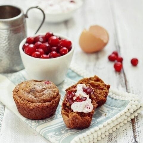 Cranberry Gingerbread Muffin Recipe