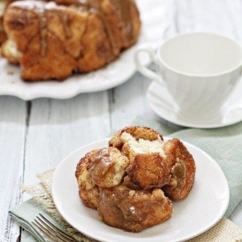 Caramel Topped Cinnamon Pull Apart Bread