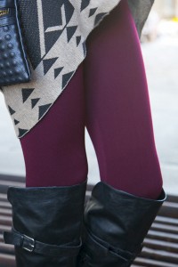 SOLID FLEECE LINED LEGGINGS - White Plum Giveaway and Coupon Code