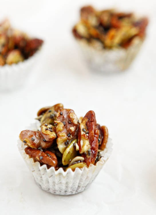 Salted Vanilla Maple Nut and Seed Clusters