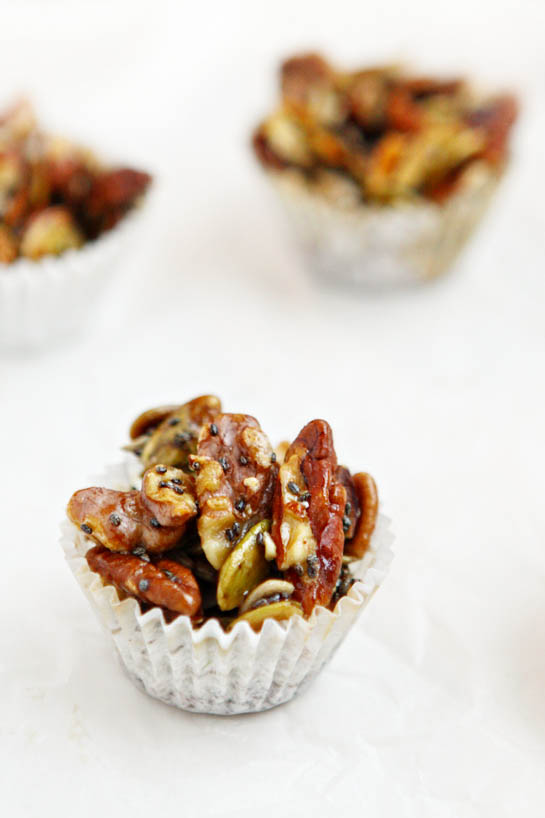 Salted Vanilla Maple Nut and Seed Clusters