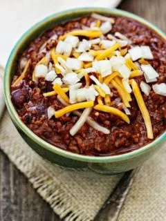 beefy kidney bean chili recipe