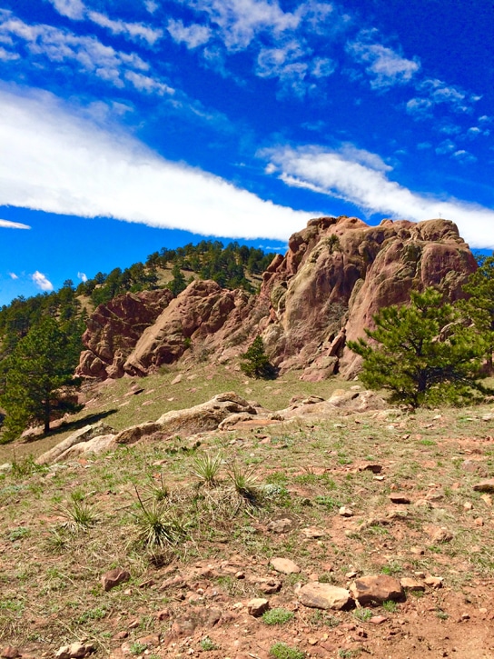 red rocks trail boulder colorado