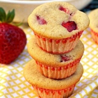 Gluten Free Strawberry Mini Muffins