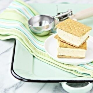 4 Ingredient Key Lime Pie Ice Cream Sandwiches