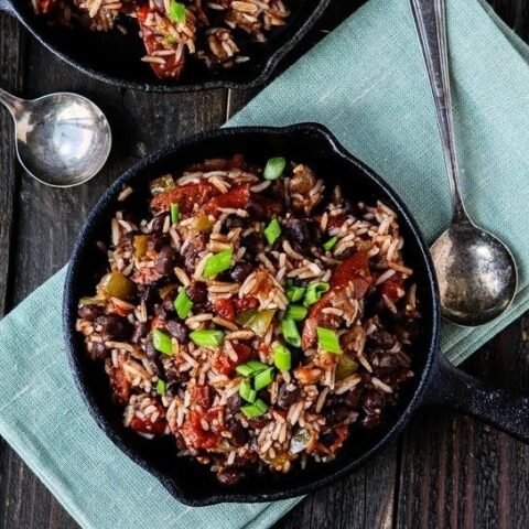 Black Beans and Rice with Smoked Sausage