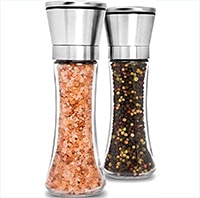 Stainless Steel Salt and Pepper Grinder Set