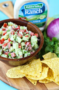 creamy cucumber salsa