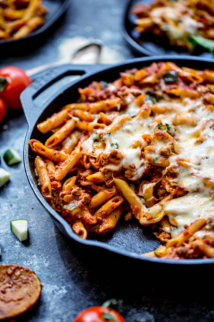 Easy One Skillet Baked Ziti Recipe Good Life Eats