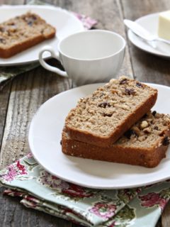 Cinnamon Applesauce Bread with Walnuts