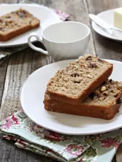 Cinnamon Applesauce Bread with Walnuts