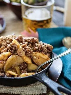 Browned Butter Bourbon Apple Crisp