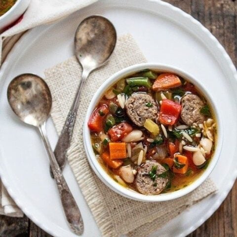 Italian Sausage Orzo Soup recipe