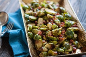 Roasted Brussels Sprouts with Bacon and Balsamic - How to Make Brussels Sprouts Taste Good | www.goodlifeeats.com
