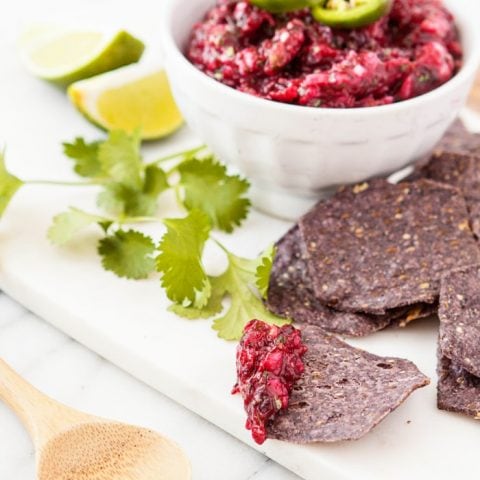 Roasted Cranberry Salsa