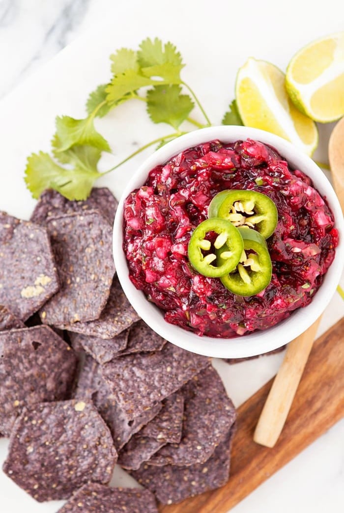 Roasted Cranberry Salsa