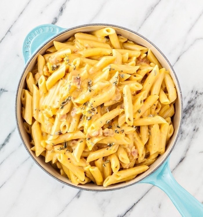 Butternut Squash Sage Bacon Mac n Cheese + 4 Steps to Fancy Up Your Mac n Cheese