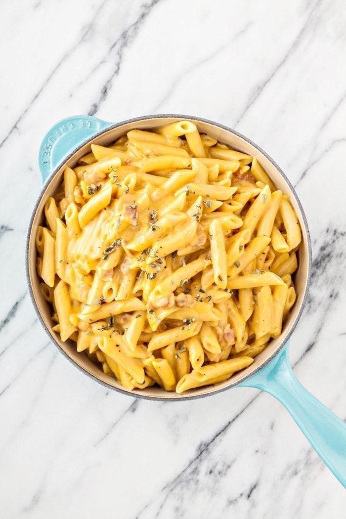 Butternut Squash Sage Bacon Mac n Cheese + 4 Steps to Fancy Up Your Mac n Cheese