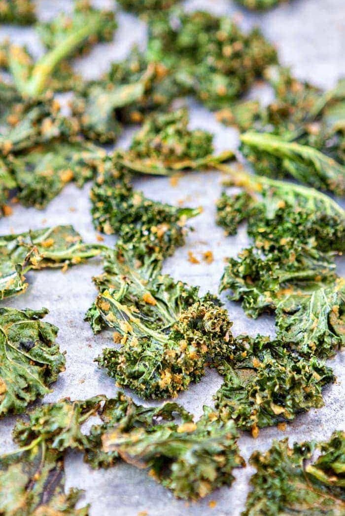 Cheesy Kale Chips Recipe