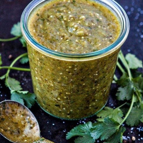 Easy Roasted Salsa Verde