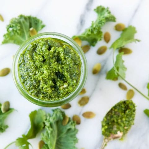 Kale Cilantro Pesto - 6 Ways to Use Pesto (Besides Pasta)