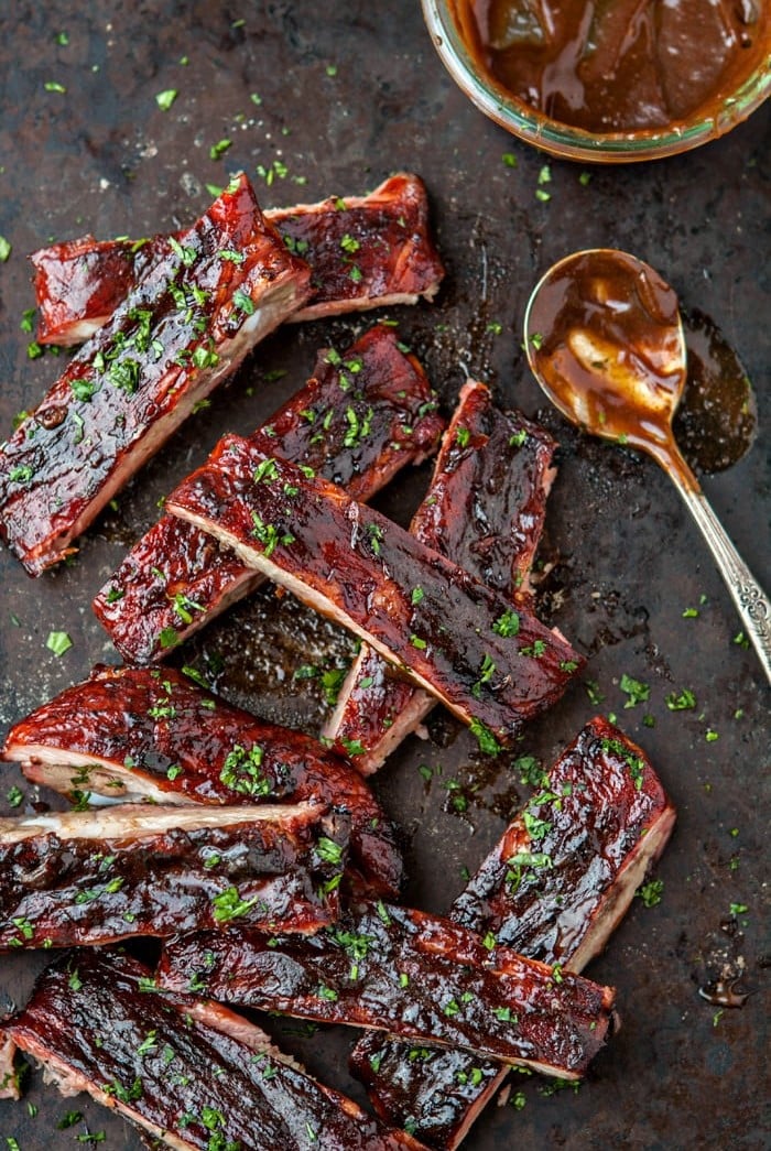 Mango Habanero BBQ Sauce Pork Ribs recipe