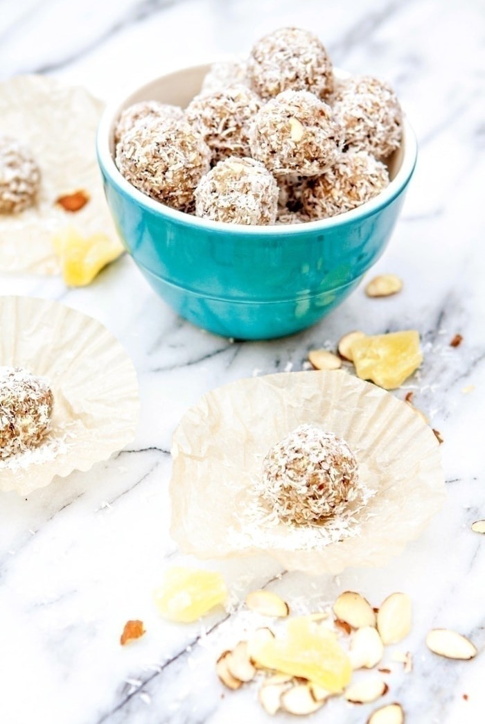 Pina Colada Energy Balls