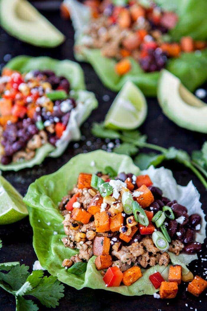 Chicken Taco Lettuce Wraps (Healthy & Easy) | Good Life Eats