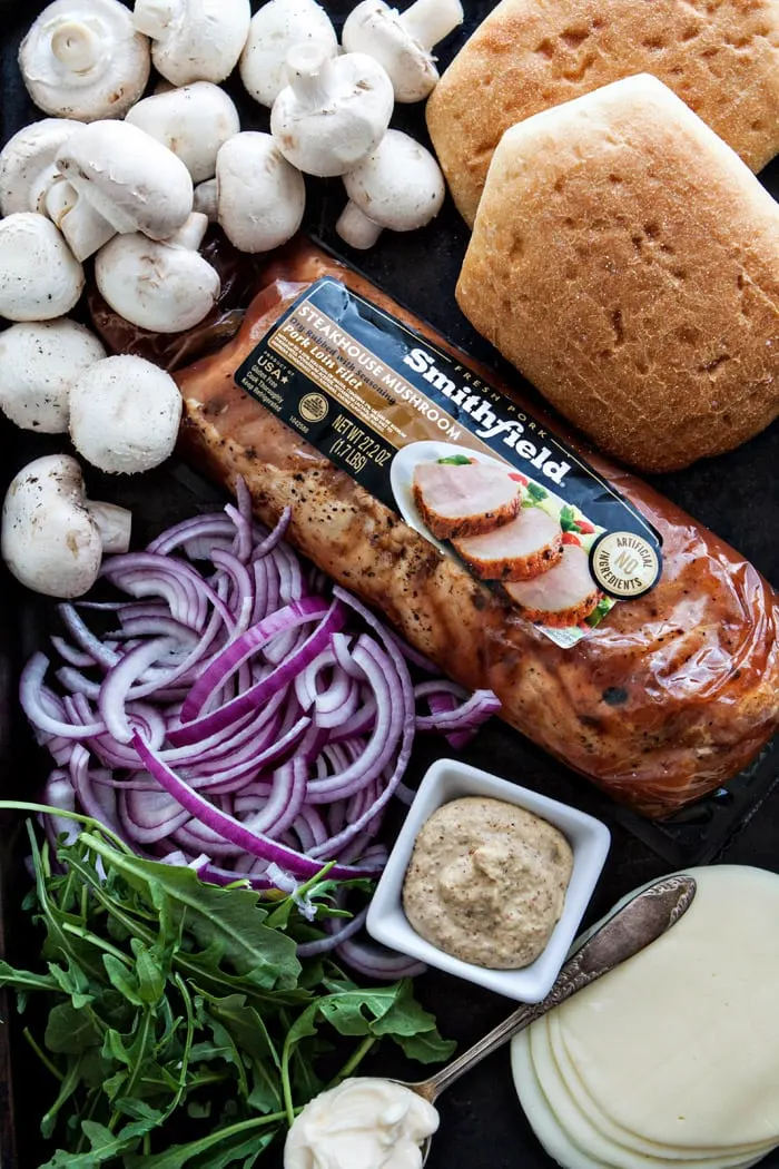 roasted pork sandwich ingredients