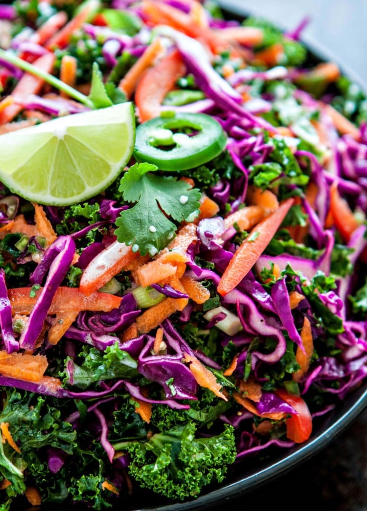 Cilantro Lime Kale Slaw
