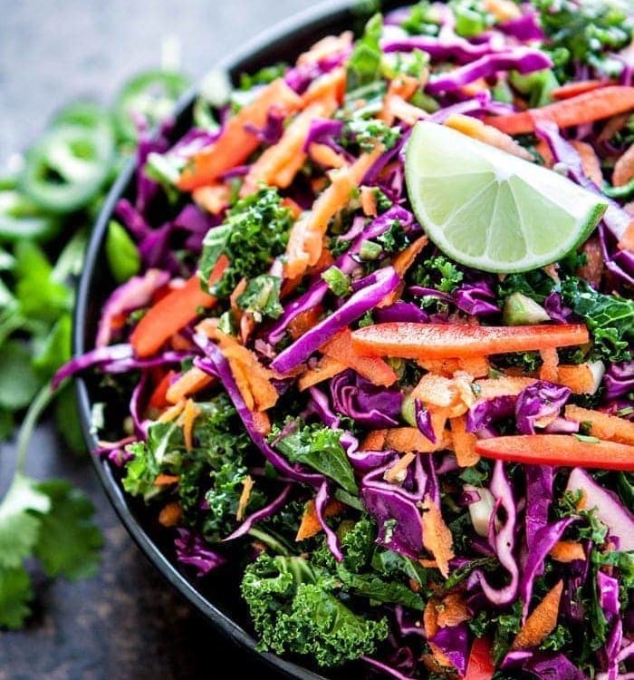 Cilantro Lime Kale Slaw image