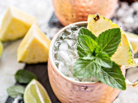 Fresh Pineapple Mint Moscow Mules Good Life Eats,What Is The Recipe For Hummingbird Food With Sugar And Water
