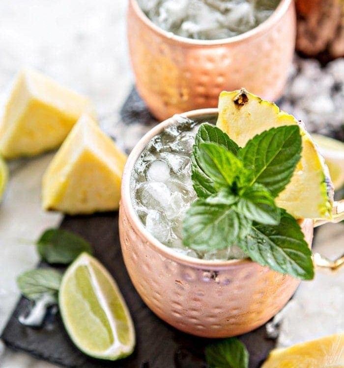 Fresh Pineapple Mint Moscow Mule picture