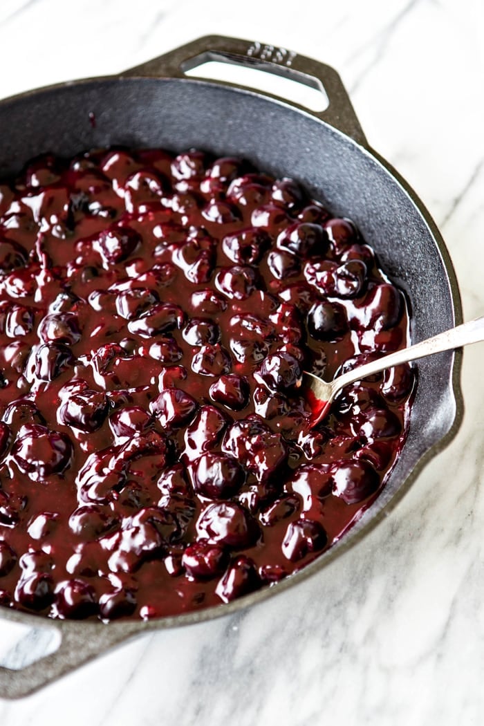 Cherry Pomegranate Pie Filling for Cherry Crumble Recipe picture